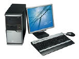 p4 and dual core desktop rentals with 17 inch to 40 inch LCD monitor rentals